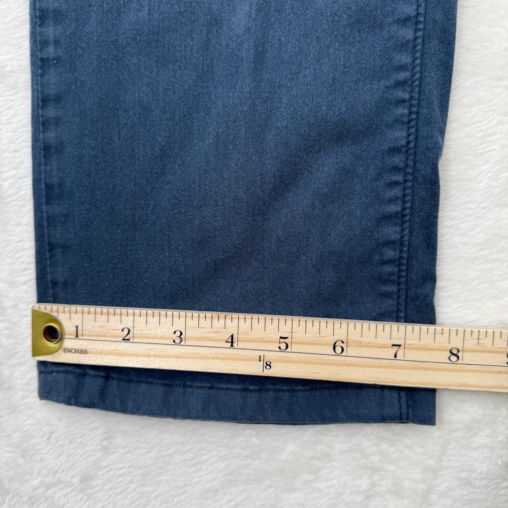 Fidelity Denim Pants Mens 31 Navy Blue Slim Straight Stretch Made in USA Chino - Picture 6 of 14